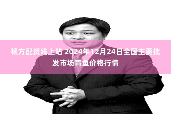 杨方配资线上站 2024年12月24日全国主要批发市场青鱼价格行情